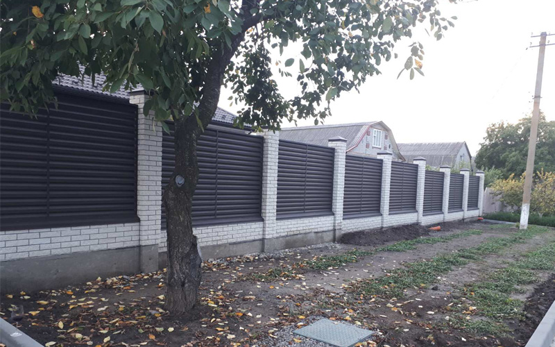 Забор "ЖАЛЮЗИ"